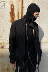 Boris Bidjan Saberi Double-sided multi-wear jacket Handmade ZIPPER1.1-HEI Black HYBRID ZIPPER1.1 ST FKU10001+FTO00002